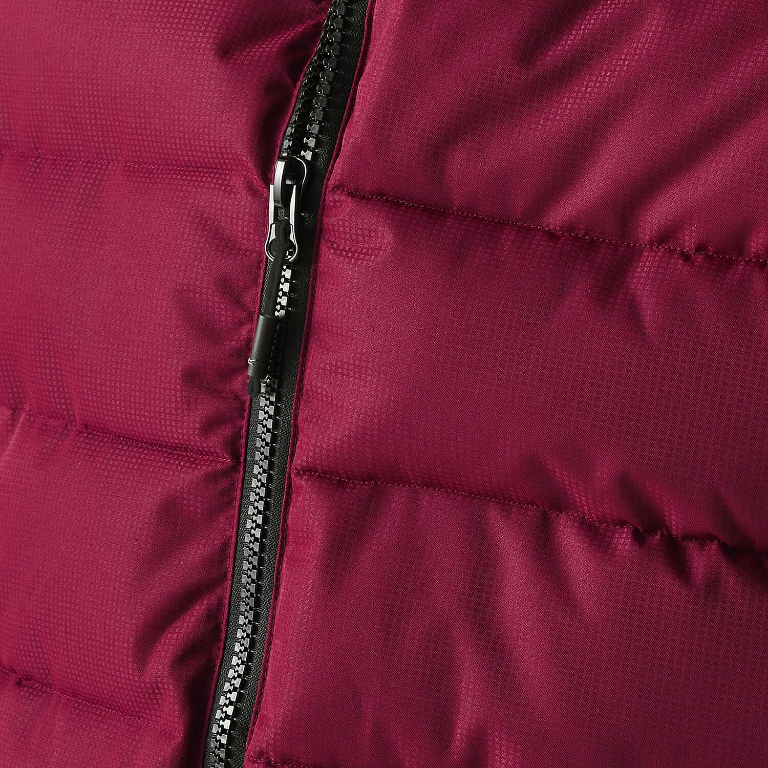 Regatta Mens Padded Jacket With Hood (Size XXL) - Maroon