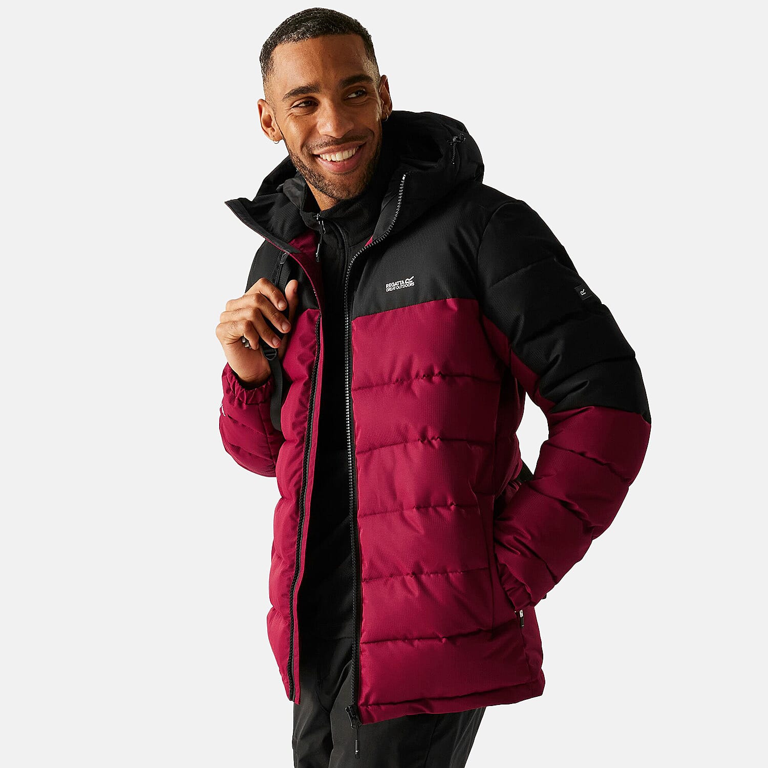 Regatta Mens Padded Jacket (Size XXXL) - Maroon