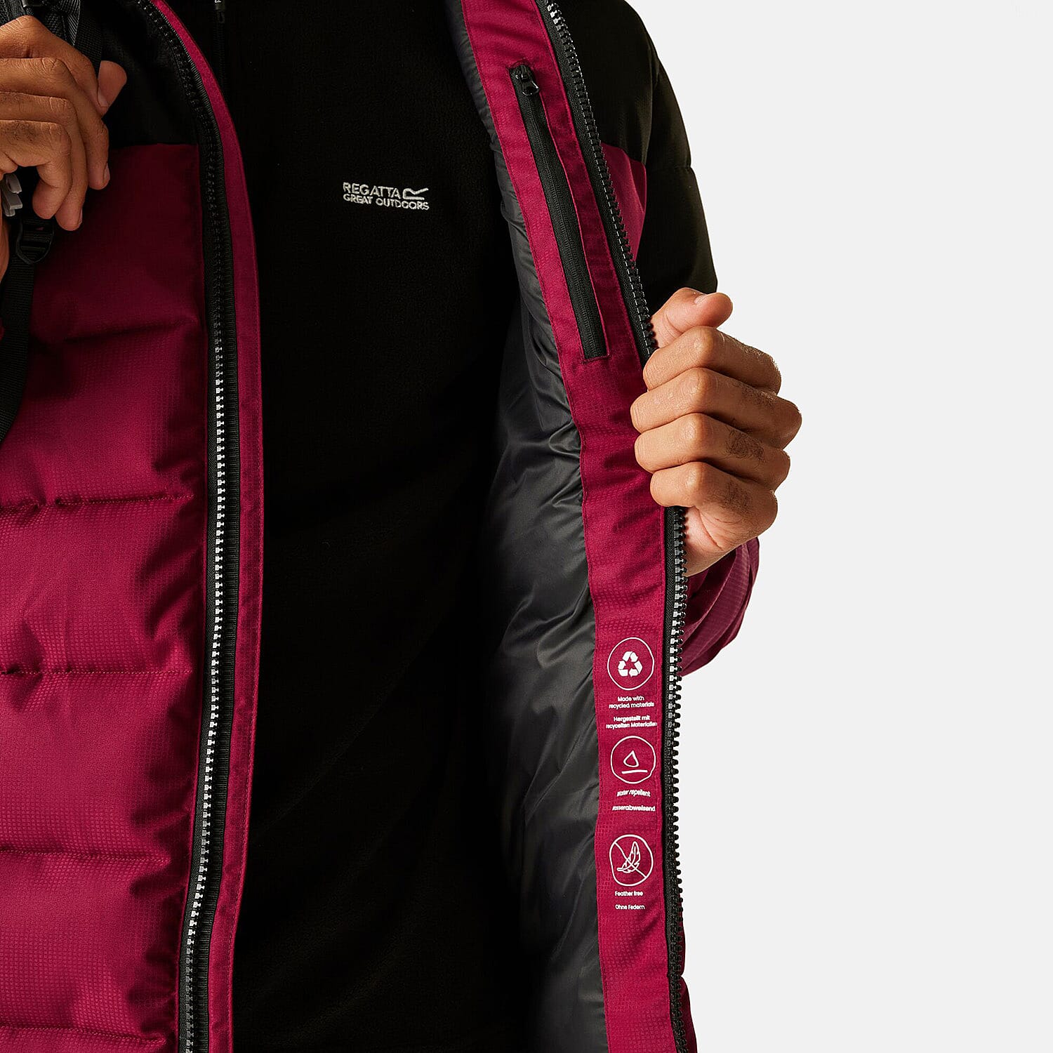 Regatta Mens Padded Jacket (Size XXXL) - Maroon
