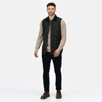 Regatta Mens Banbury Wax Bodywarmer (Size L) - Black