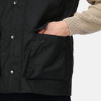 Regatta Mens Banbury Wax Bodywarmer (Size L) - Black