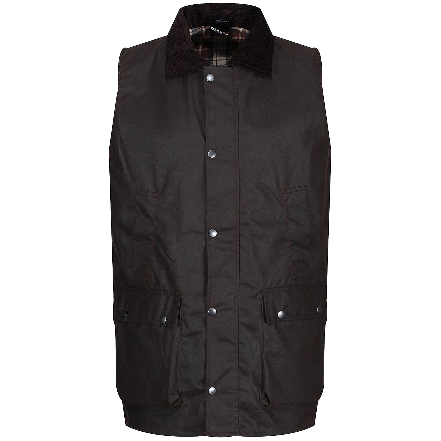 Regatta Mens Banbury Wax Bodywarmer (Size S) - Brown