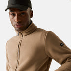 Regatta Mens Cozy Sherpa Backed Full-Zip Fleece Jacket (Size L) - Beige