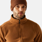 Regatta Mens Cozy Sherpa Backed Full-Zip Fleece Jacket (Size L) - Brown