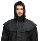 Regatta Mens Cranbrook Longline Wax Jacket (Size L) - Black