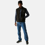 Regatta Mens Fleece Gilet With Zipped Chest Pocket (Size L) - Black