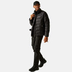 Regatta Mens Insulated Padded Jacket With Water-Repellent Finish & Zipped Pockets (Size XXXL) - Black