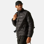 Regatta Mens Insulated Padded Jacket With Water-Repellent Finish & Zipped Pockets (Size XXXL) - Black
