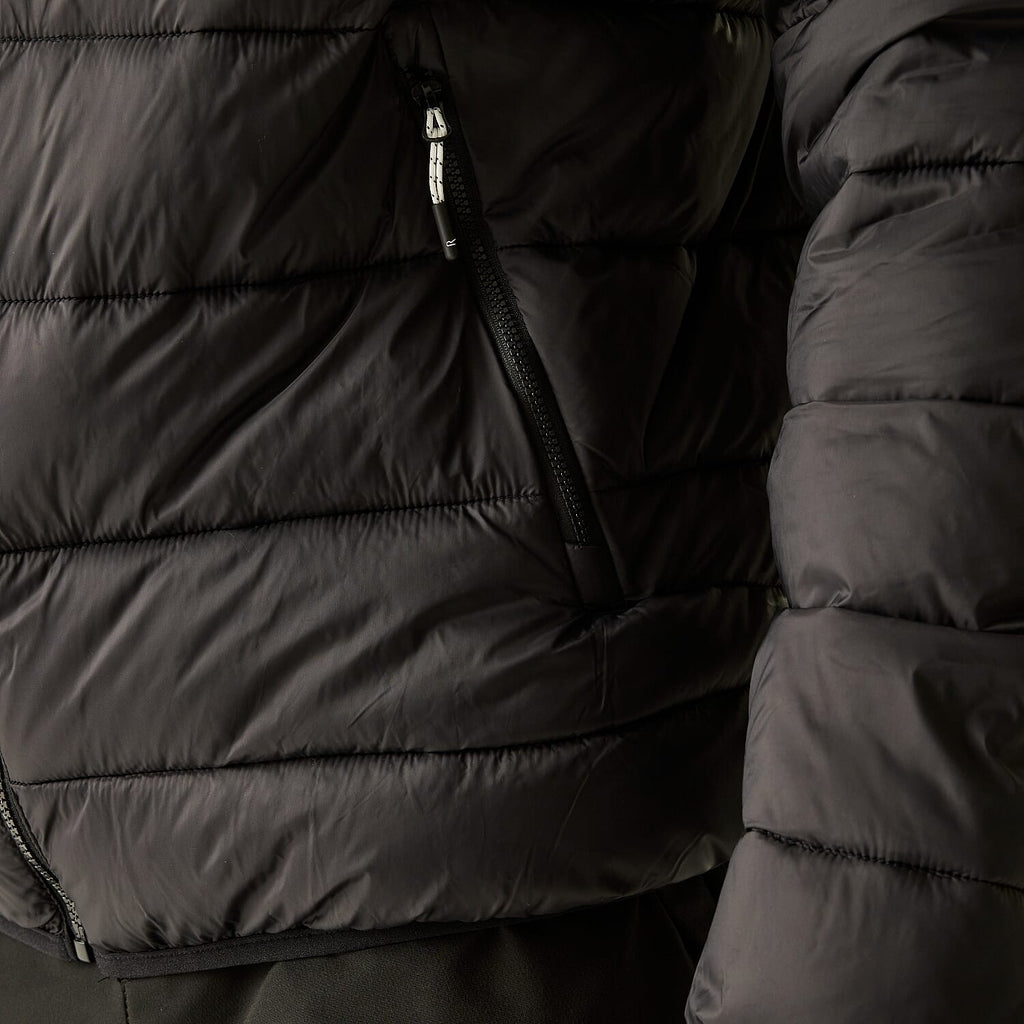 Regatta Mens Insulated Padded Jacket With Water-Repellent Finish & Zipped Pockets (Size XXXL) - Black