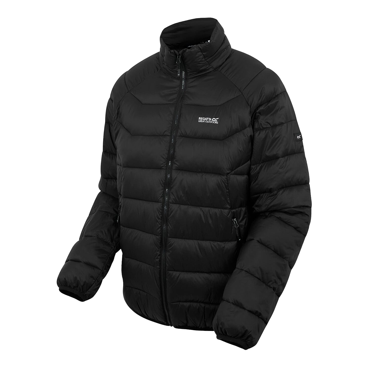 Regatta Mens Insulated Padded Jacket With Water-Repellent Finish & Zipped Pockets (Size XXXL) - Black