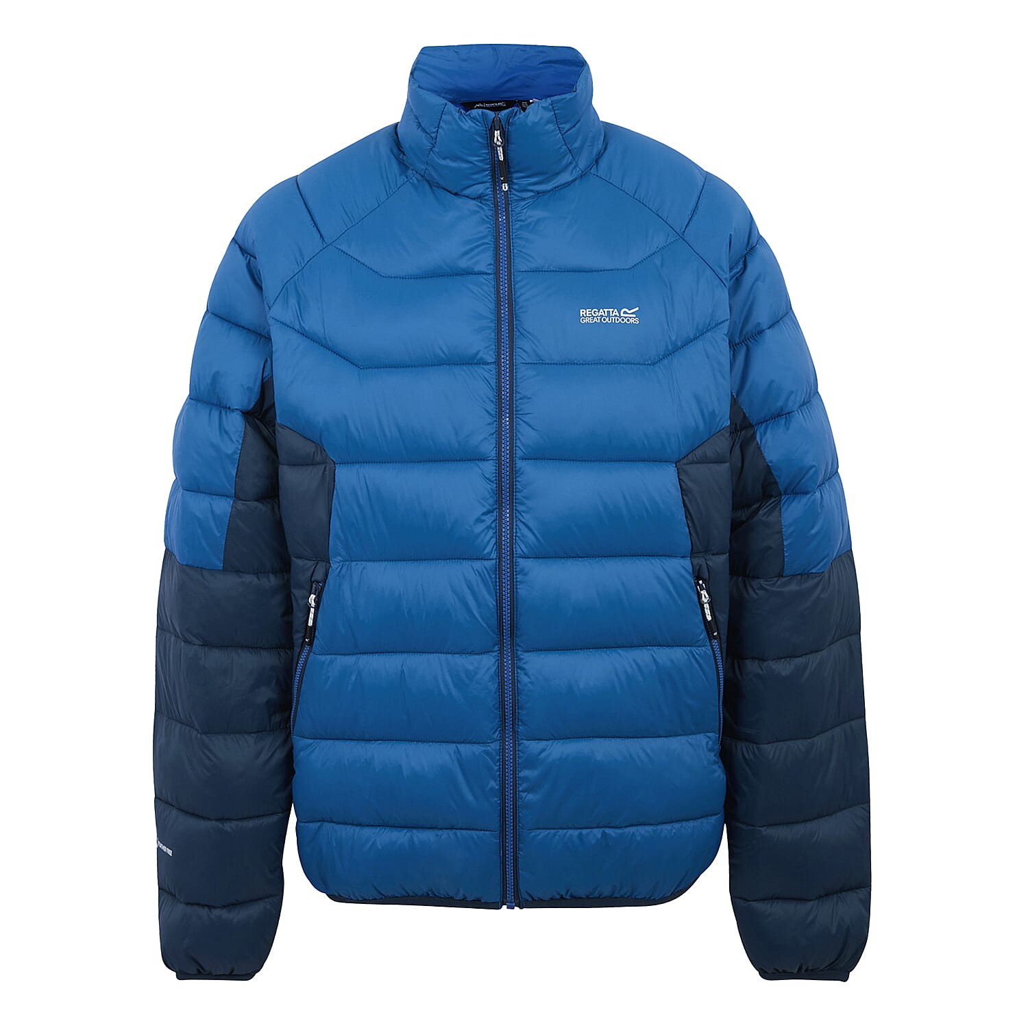 Regatta Mens Insulated Padded Jacket With Water-Repellent Finish - Zipped Pockets (Size 99-101.5 Inch) - Blue