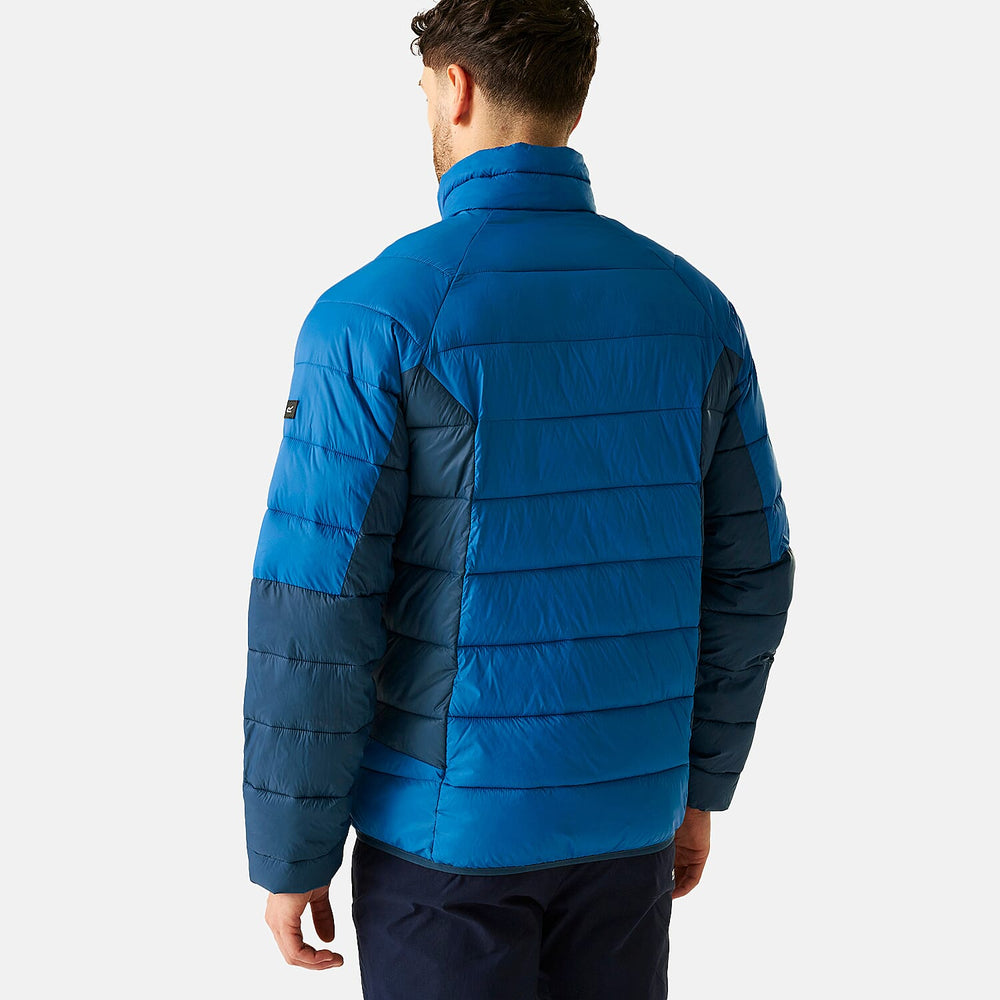 Regatta Mens Insulated Padded Jacket With Water-Repellent Finish & Zipped Pockets (Size XXXL) - Blue