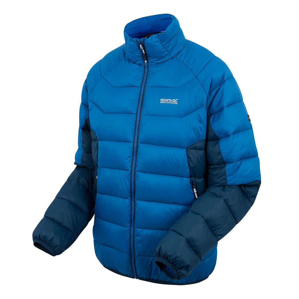 Regatta Mens Insulated Padded Jacket With Water-Repellent Finish & Zipped Pockets (Size XXXL) - Blue
