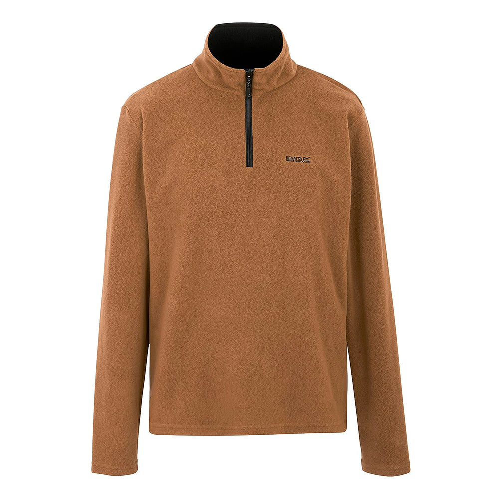 Regatta Mens Lightweight Half-Zip Fleece (Size L) - Brown
