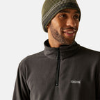 Regatta Mens Lightweight Half Zip Fleece (Size M) - Iron