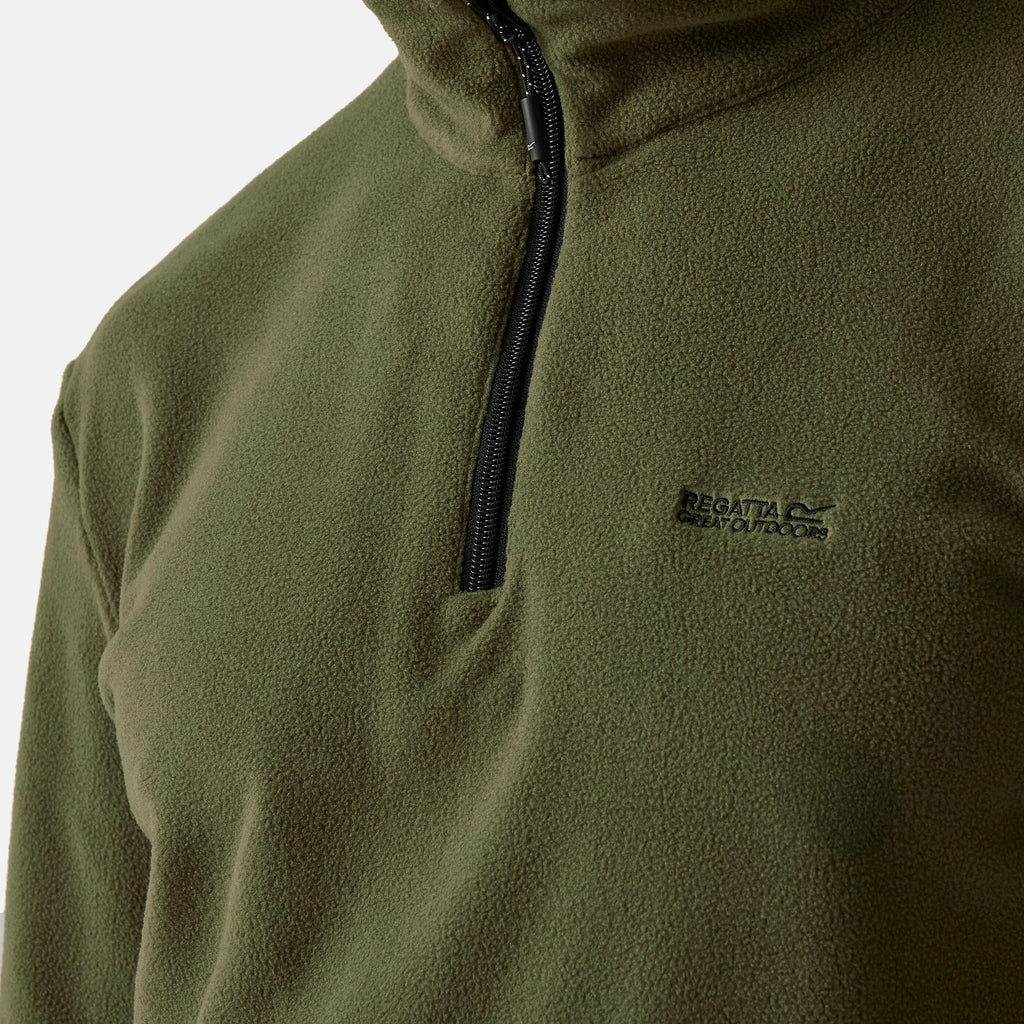 Regatta Mens Lightweight Half-Zip Fleece (Size XL) - Green