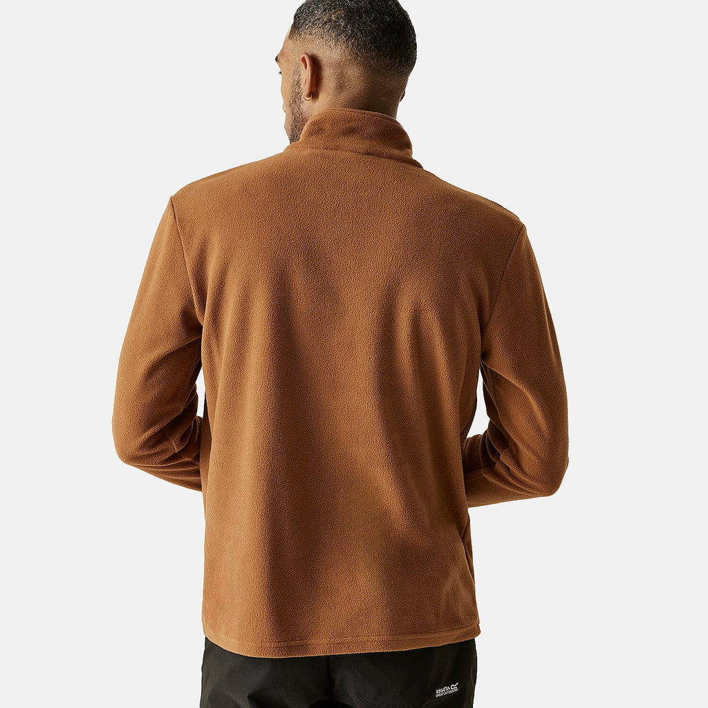 Regatta Mens Lightweight Half-Zip Fleece (Size XXXL) - Brown