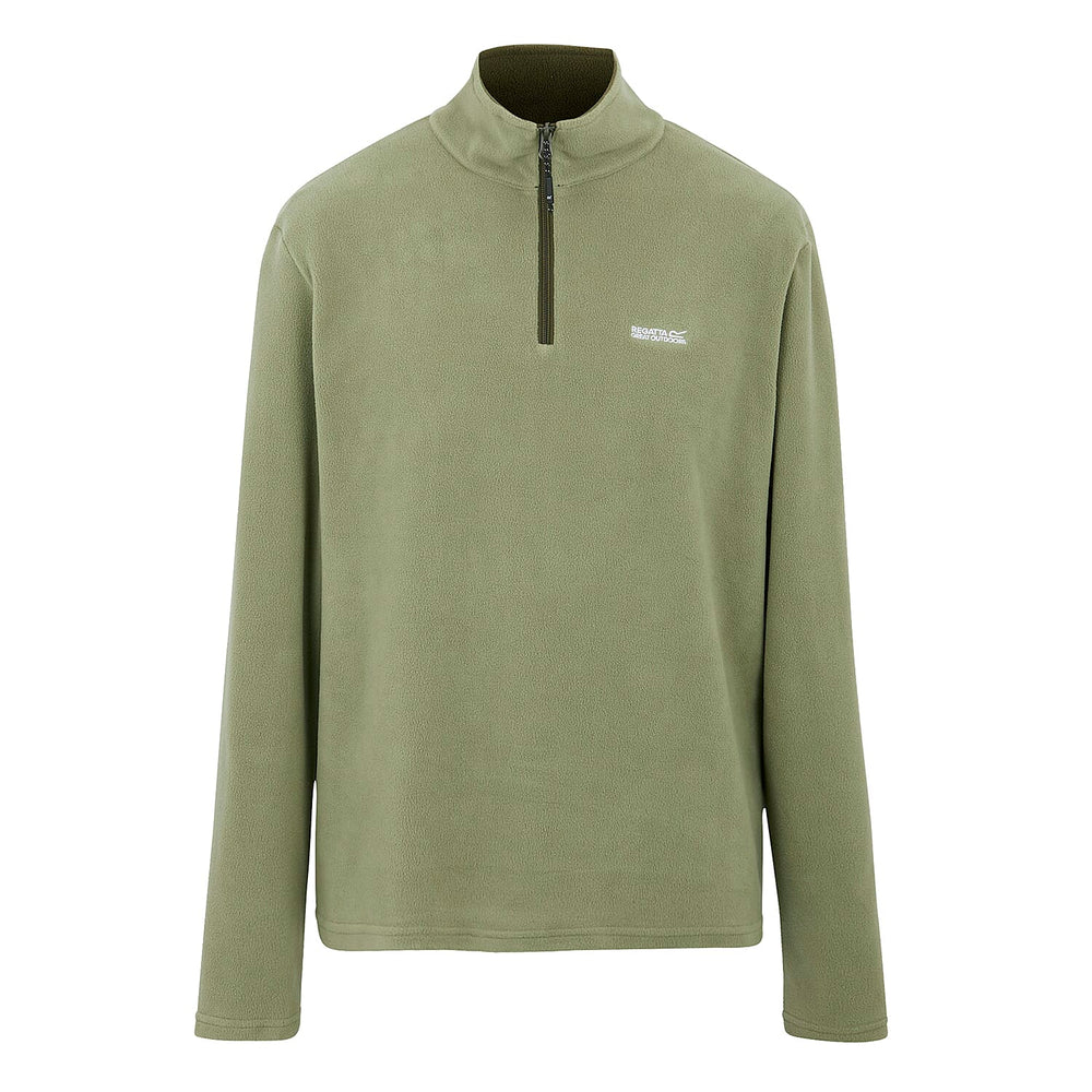 Regatta Mens Lightweight Half Zip Fleece (Size XXXL) - Oil Green