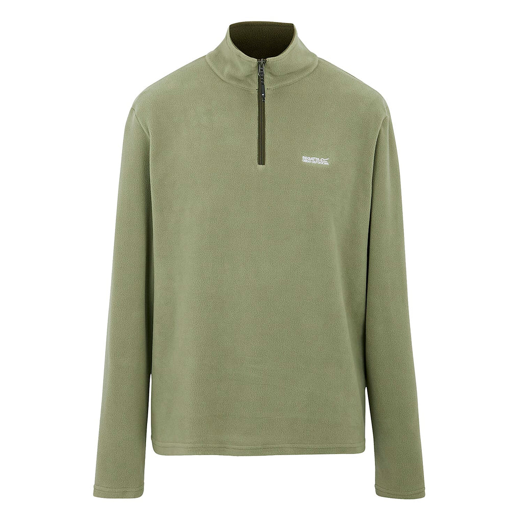 Regatta Mens Lightweight Half Zip Fleece (Size XXXL) - Oil Green