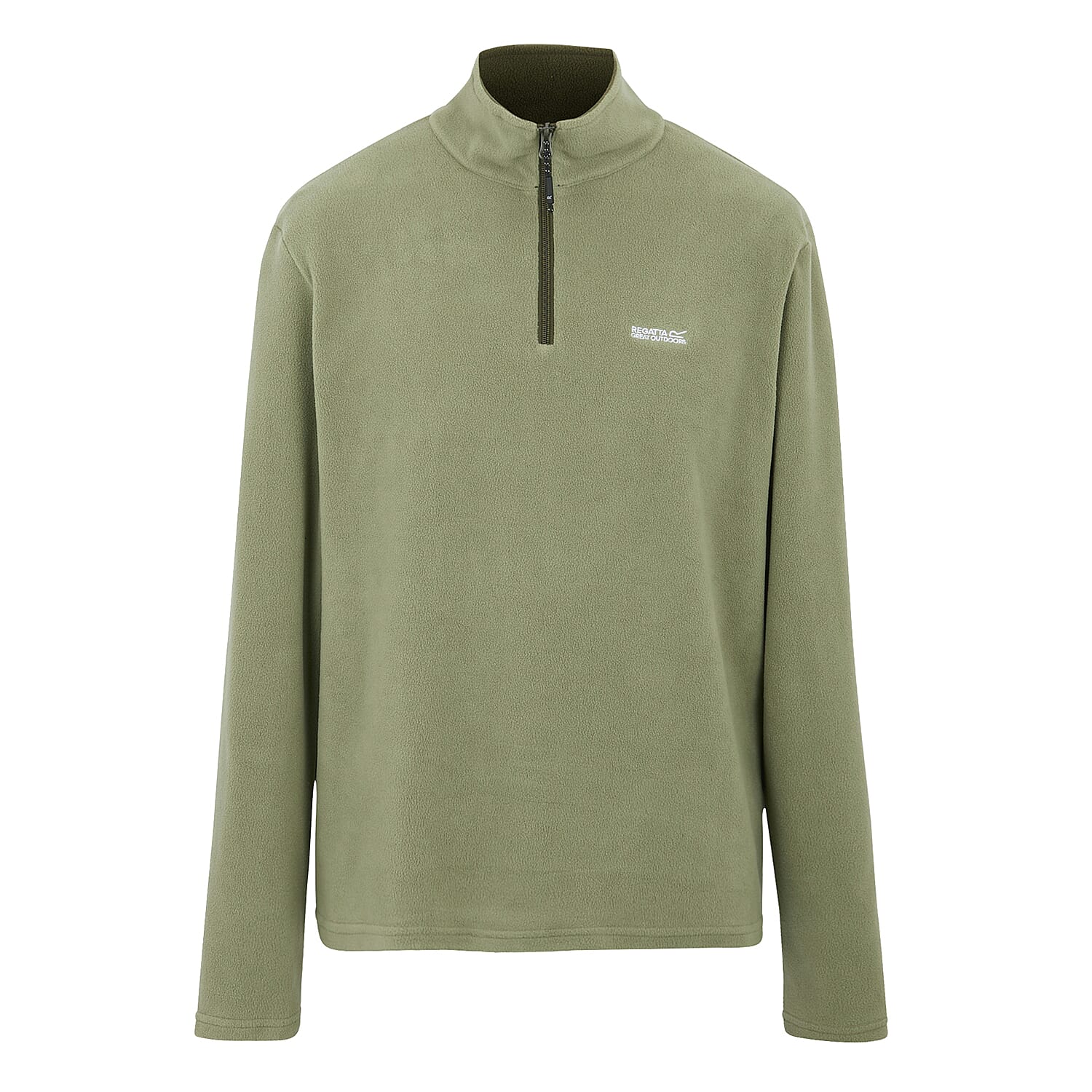 Regatta Mens Lightweight Half Zip Fleece (Size XXXL) - Oil Green