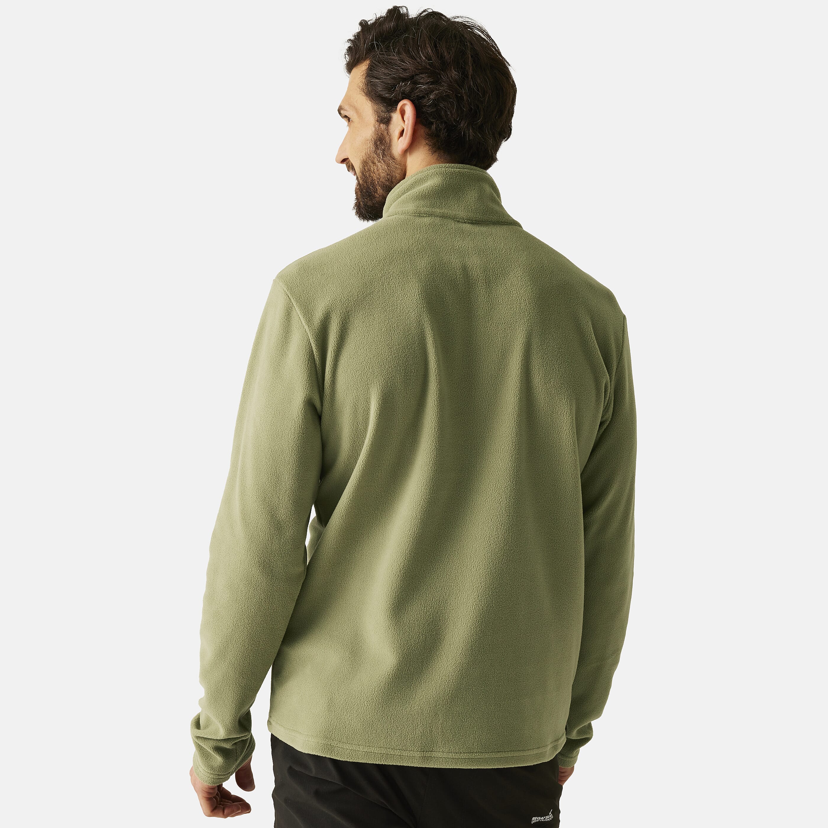 Regatta Mens Lightweight Half Zip Fleece (Size XXXL) - Oil Green