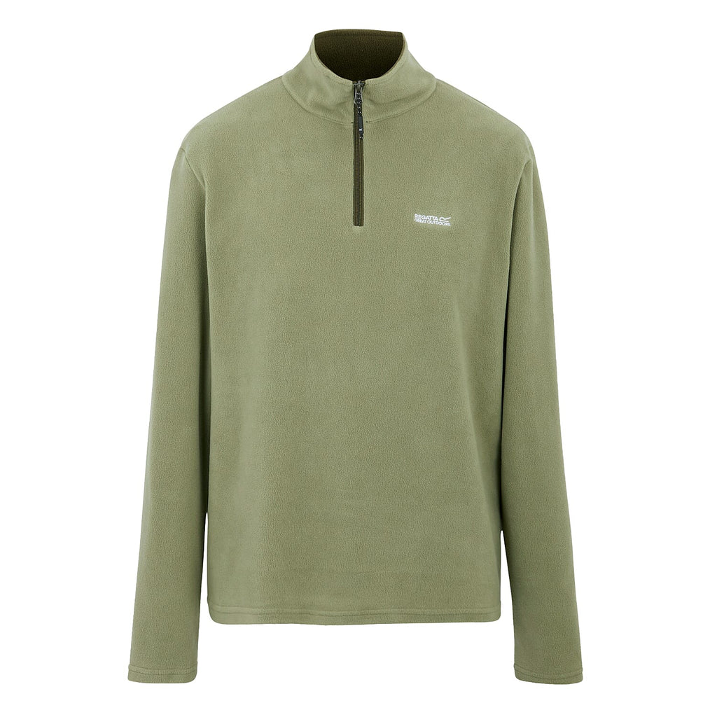 Regatta Mens Lightweight Half Zip Fleece (Size XXXL) - Oil Green