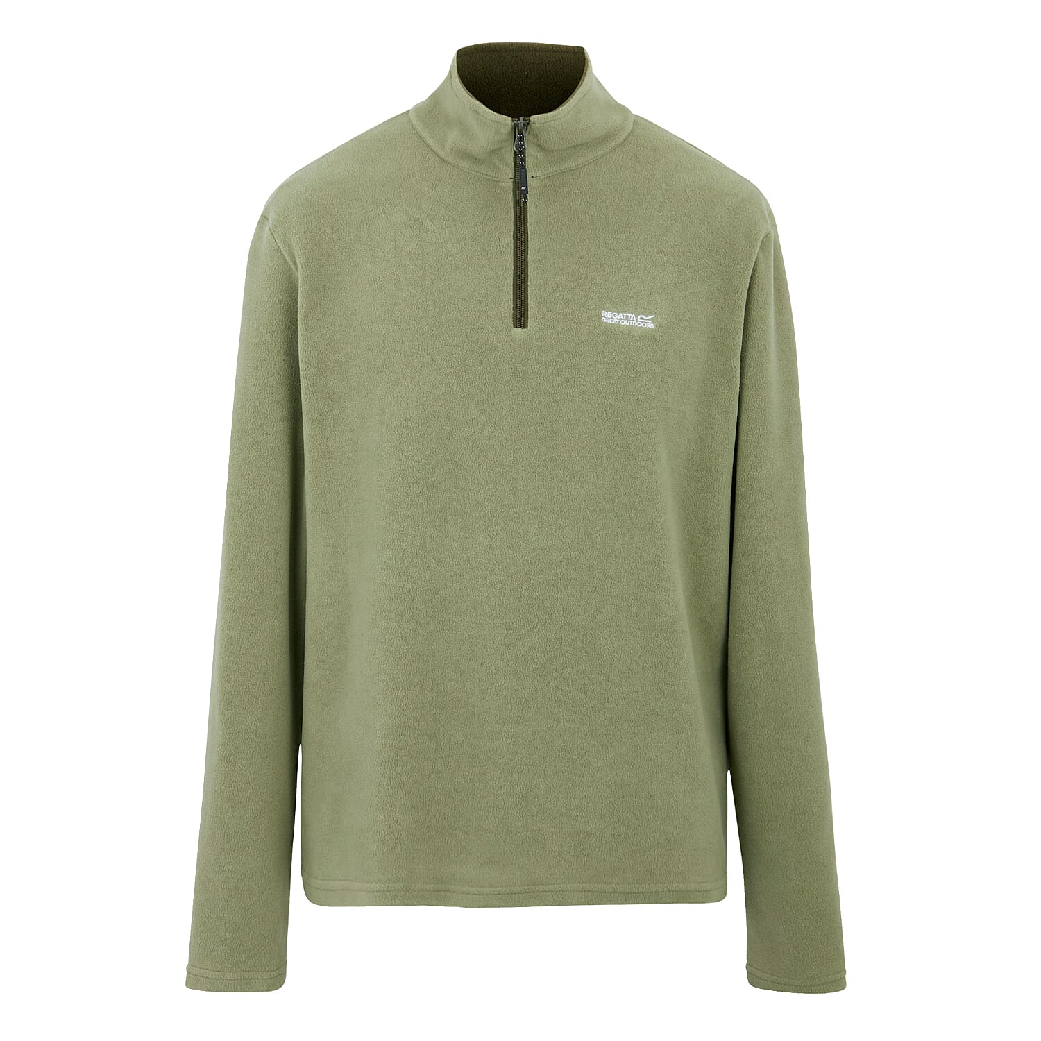 Regatta Mens Lightweight Half Zip Fleece (Size XXXL) - Oil Green