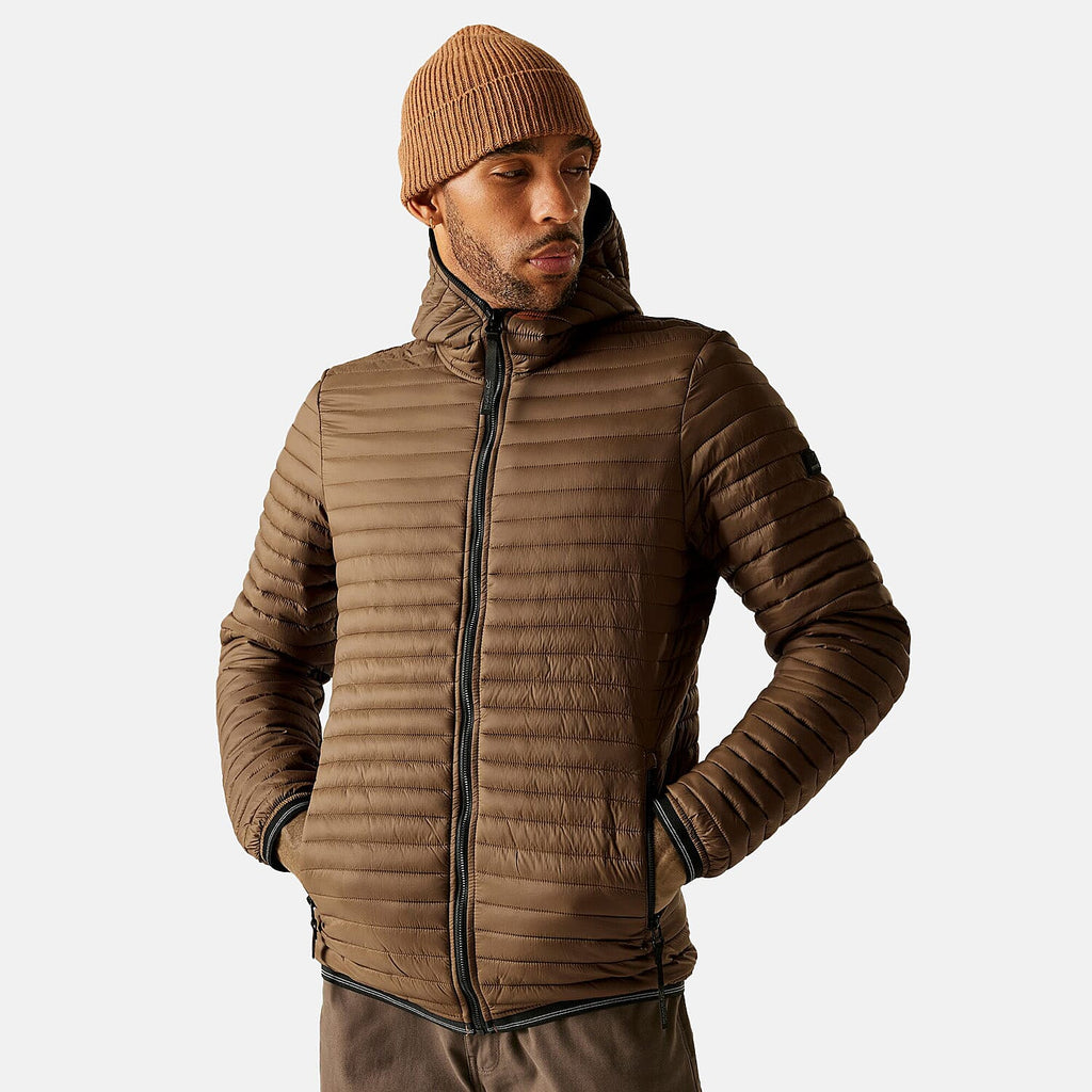 Regatta Mens Lightweight Padded Jacket (Size L) - Brown