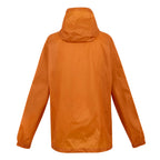 Regatta Mens Pack-It Waterproof Jacket (Size L) - Orange