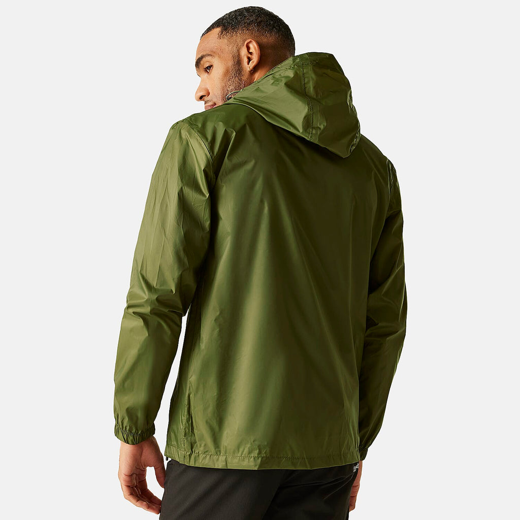Regatta Mens Pack-It Waterproof Jacket (Size XXL) - Nephite Green