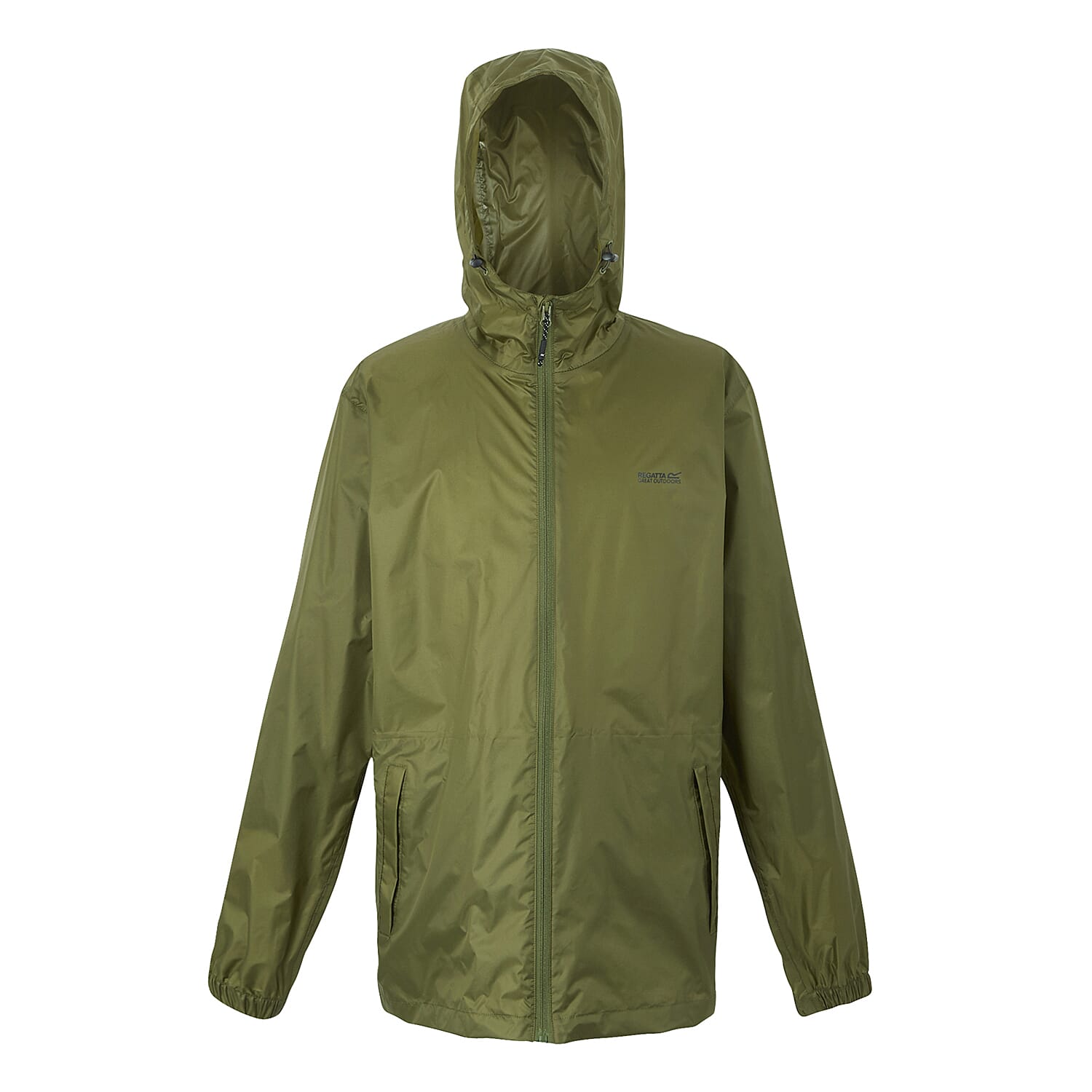 Regatta Mens Pack-It Waterproof Jacket (Size XXXL) - Nephite Green
