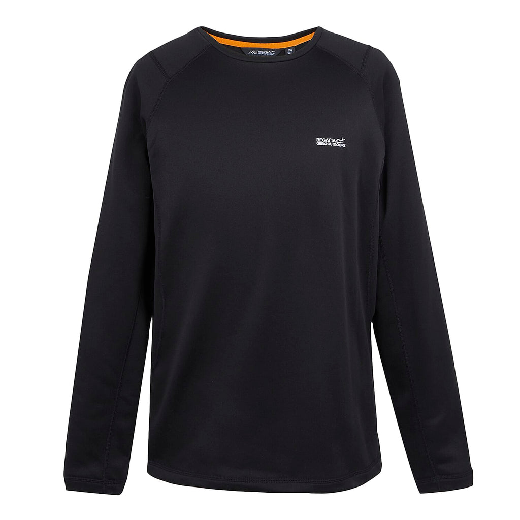 Regatta Mens Supersoft Thermal Baselayer Set (Size L) - Black