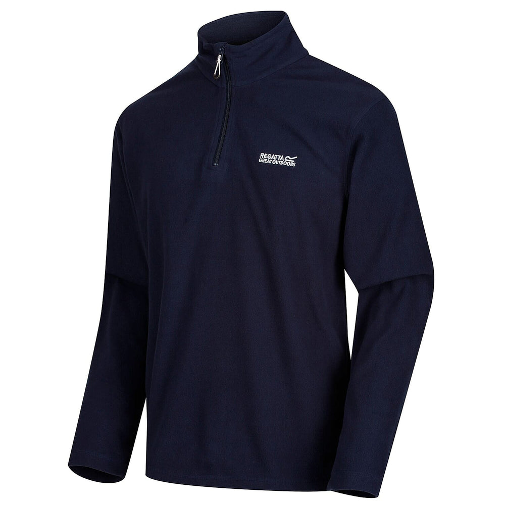 Regatta Mens Thompson Lightweight Half Zip Fleece (Size L) - Navy