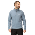 Regatta Mens Thompson Lightweight Half Zip Fleece (Size XL) - Grey