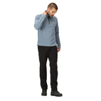Regatta Mens Thompson Lightweight Half Zip Fleece (Size XL) - Grey