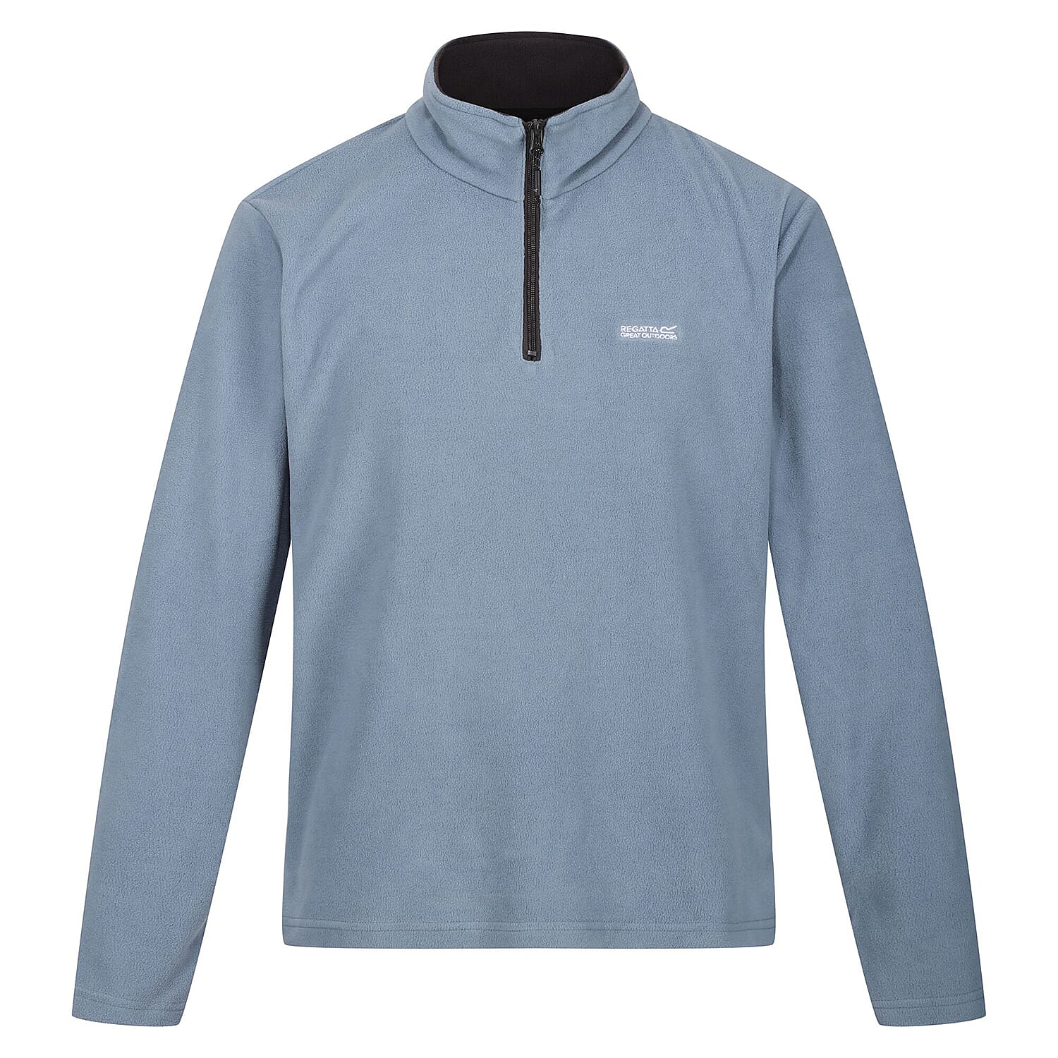 Regatta Mens Thompson Lightweight Half Zip Fleece (Size XL) - Grey
