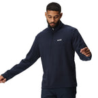Regatta Mens Thompson Lightweight Half Zip Fleece (Size XL) - Navy