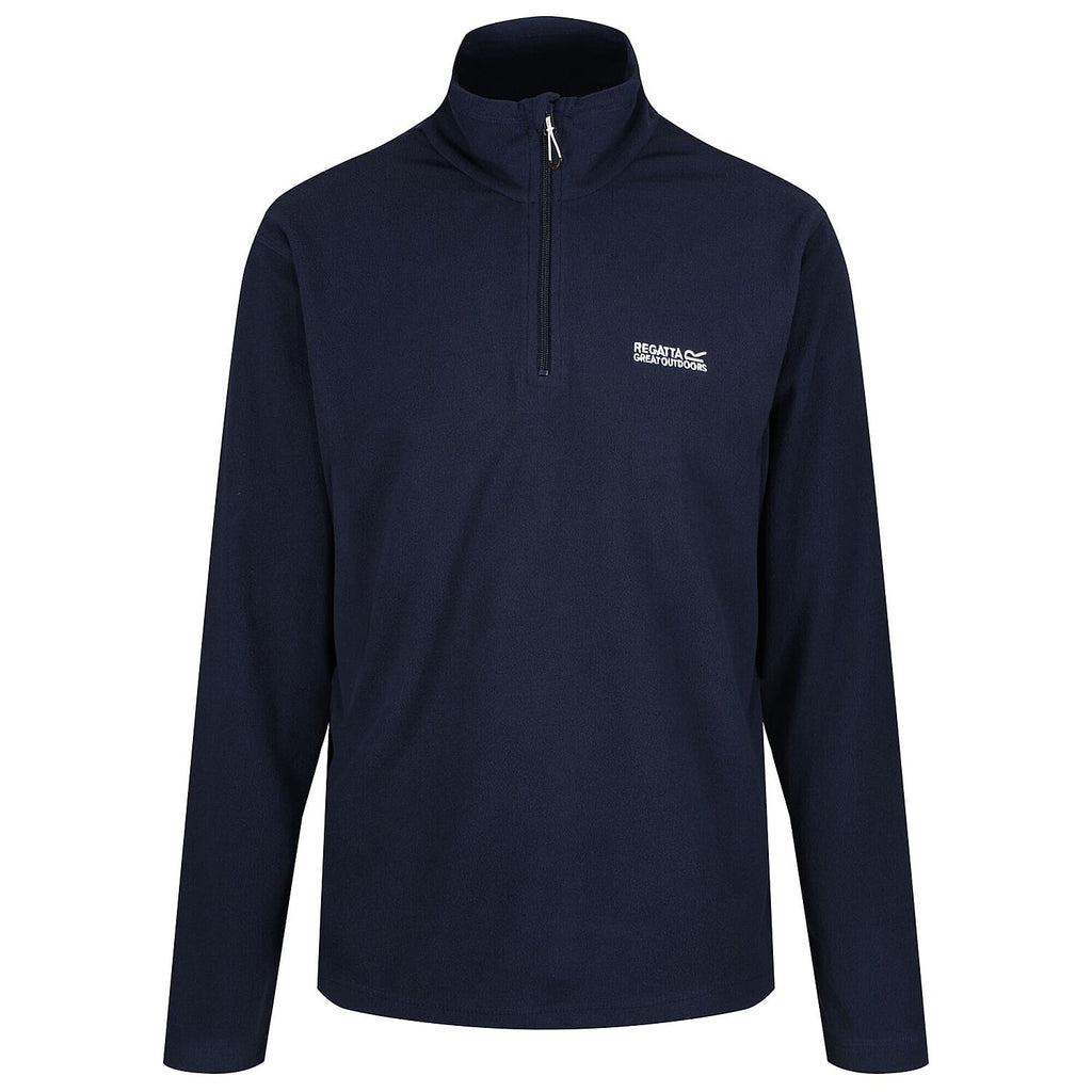 Regatta Mens Thompson Lightweight Half Zip Fleece (Size XL) - Navy