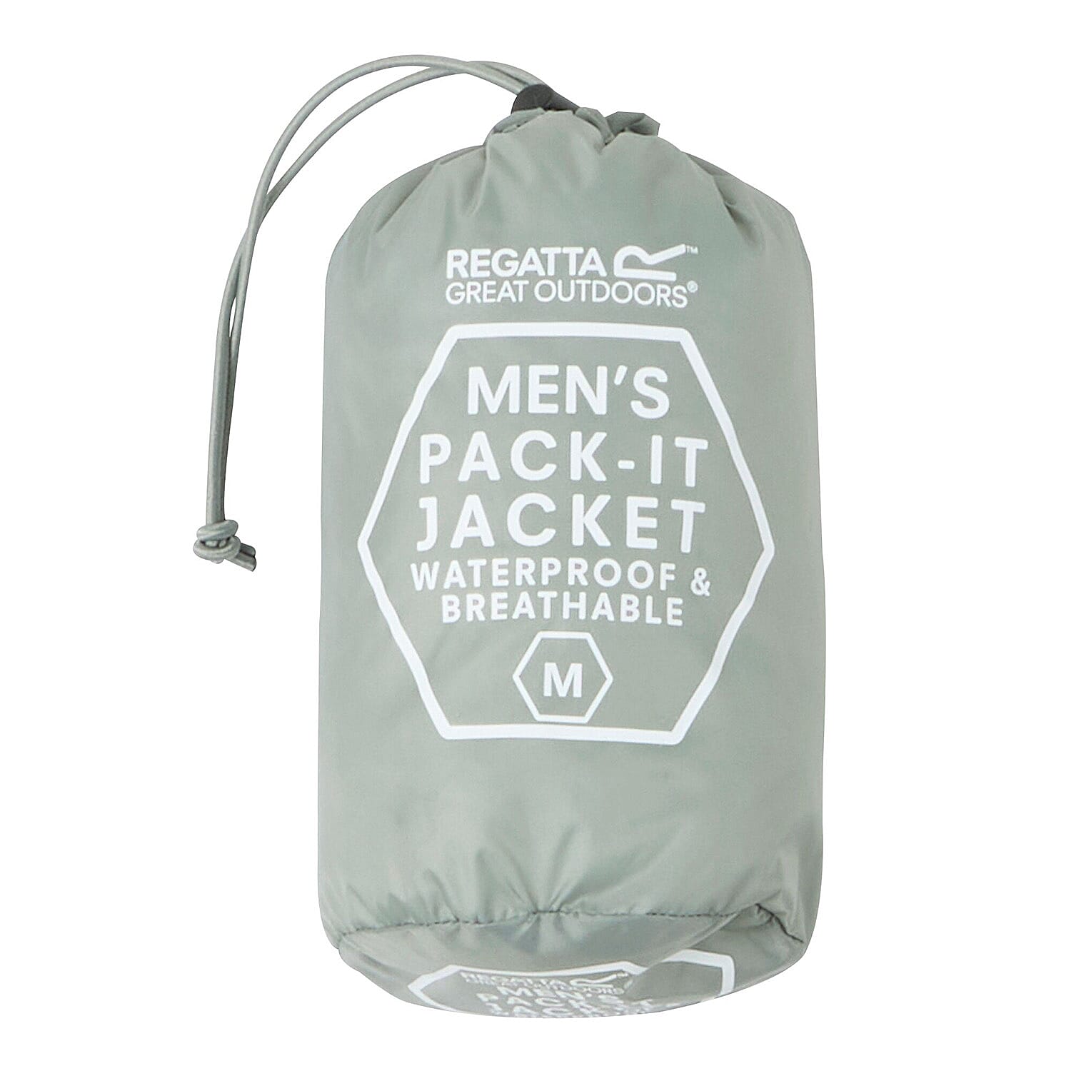 Regatta Mens Waterproof Breathable Jacket (Size L) - Glacier