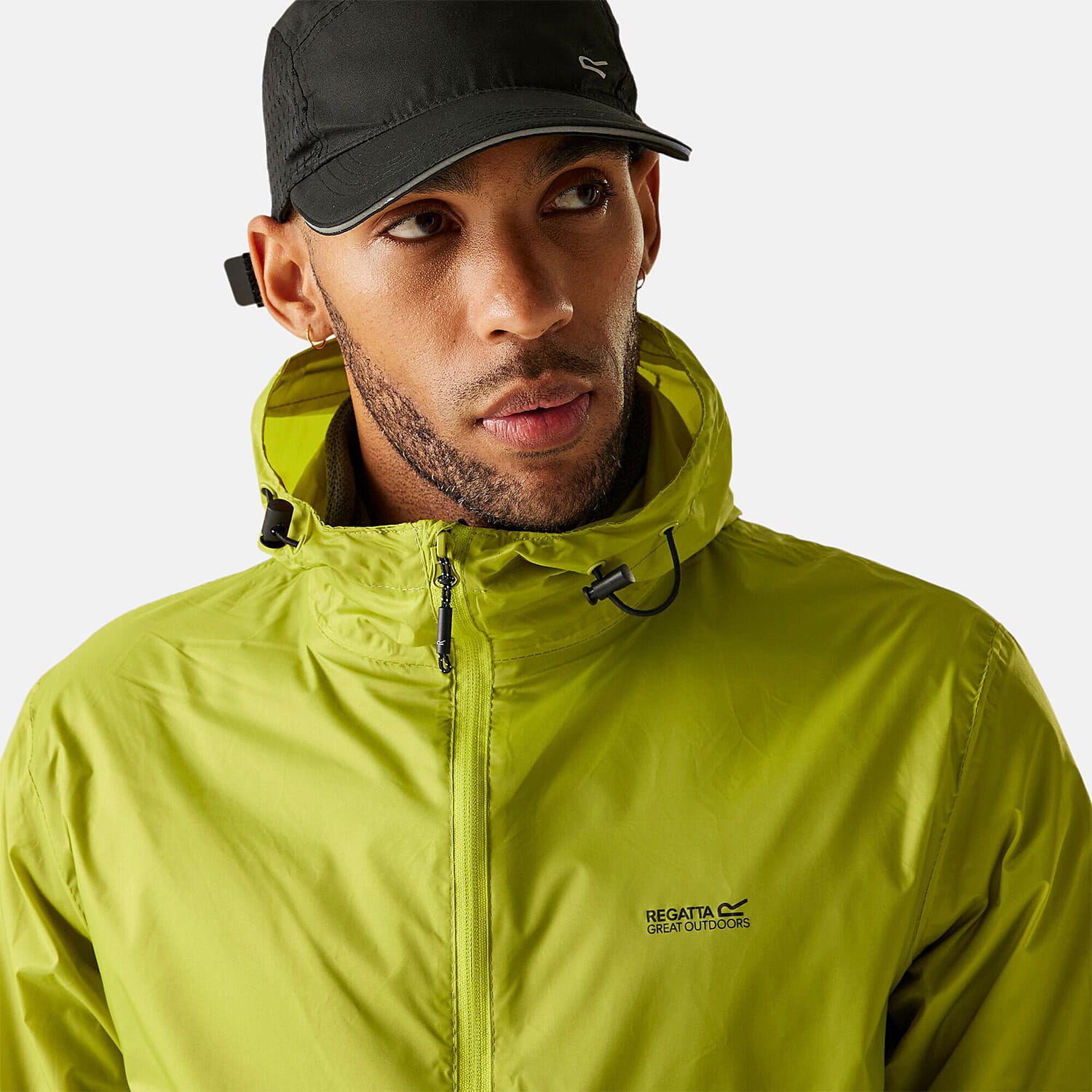 Regatta Mens Waterproof Breathable Jacket (Size L) - Green