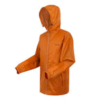 Regatta Mens Pack-It Waterproof Jacket (Size XL) - Orange
