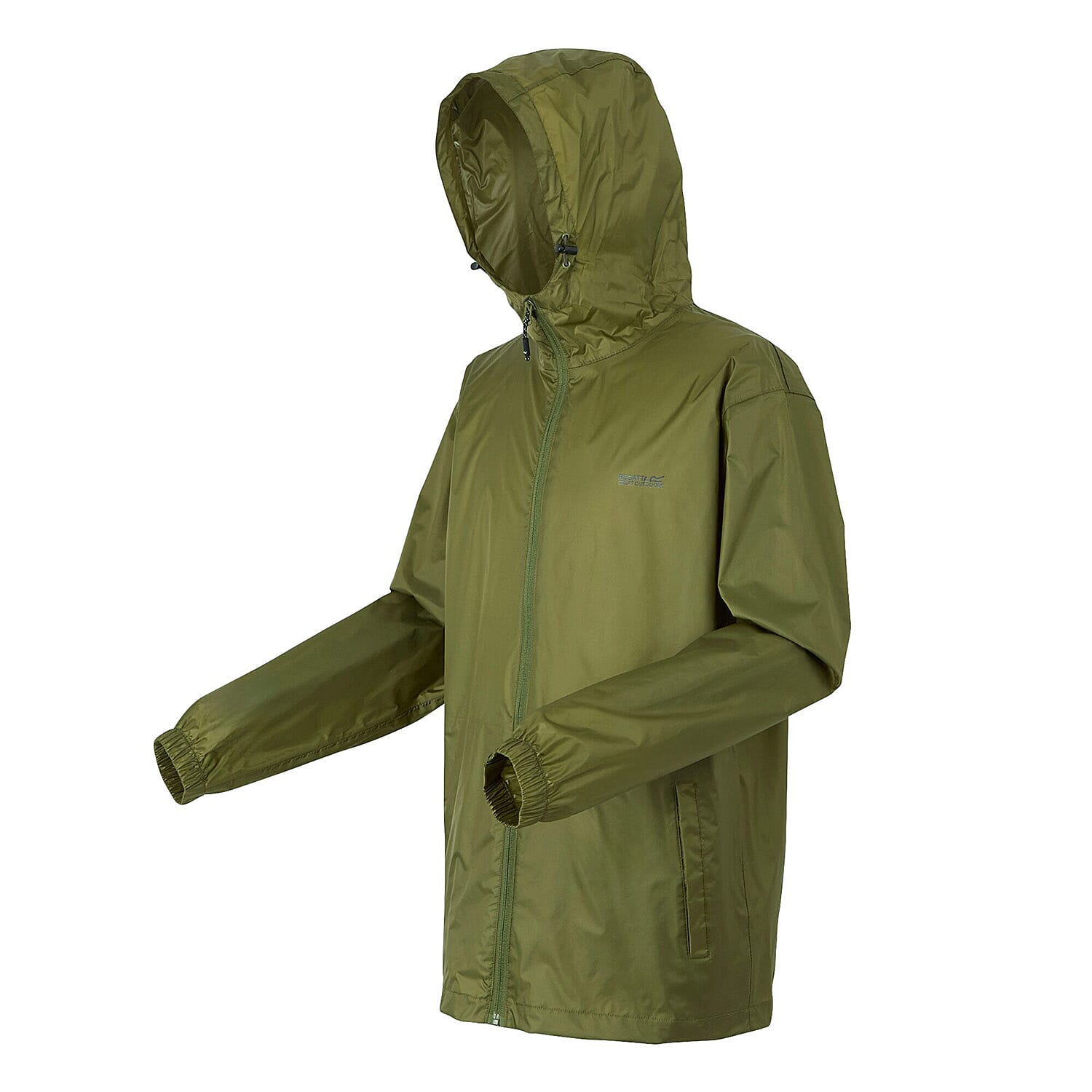 Regatta Mens Pack-It Waterproof Jacket (Size XXXL) - Nephite Green
