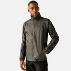 Regatta Mens Waterproof Rain Jacket With Packaway Pocket & Belt Bag (Size M) - Brown