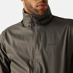 Regatta Mens Waterproof Rain Jacket With Packaway Pocket & Belt Bag (Size M) - Brown