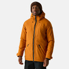 Regatta Mens Waterproof Thermoguard Insulated Jacket With High Collar Hood, Storm Cuffs & Adjustable Hem (Size XL) - Orange