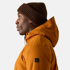 Regatta Mens Waterproof Thermoguard Insulated Jacket With High Collar Hood, Storm Cuffs & Adjustable Hem (Size XL) - Orange