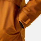 Regatta Mens Waterproof Thermoguard Insulated Jacket With High Collar Hood, Storm Cuffs & Adjustable Hem (Size XL) - Orange