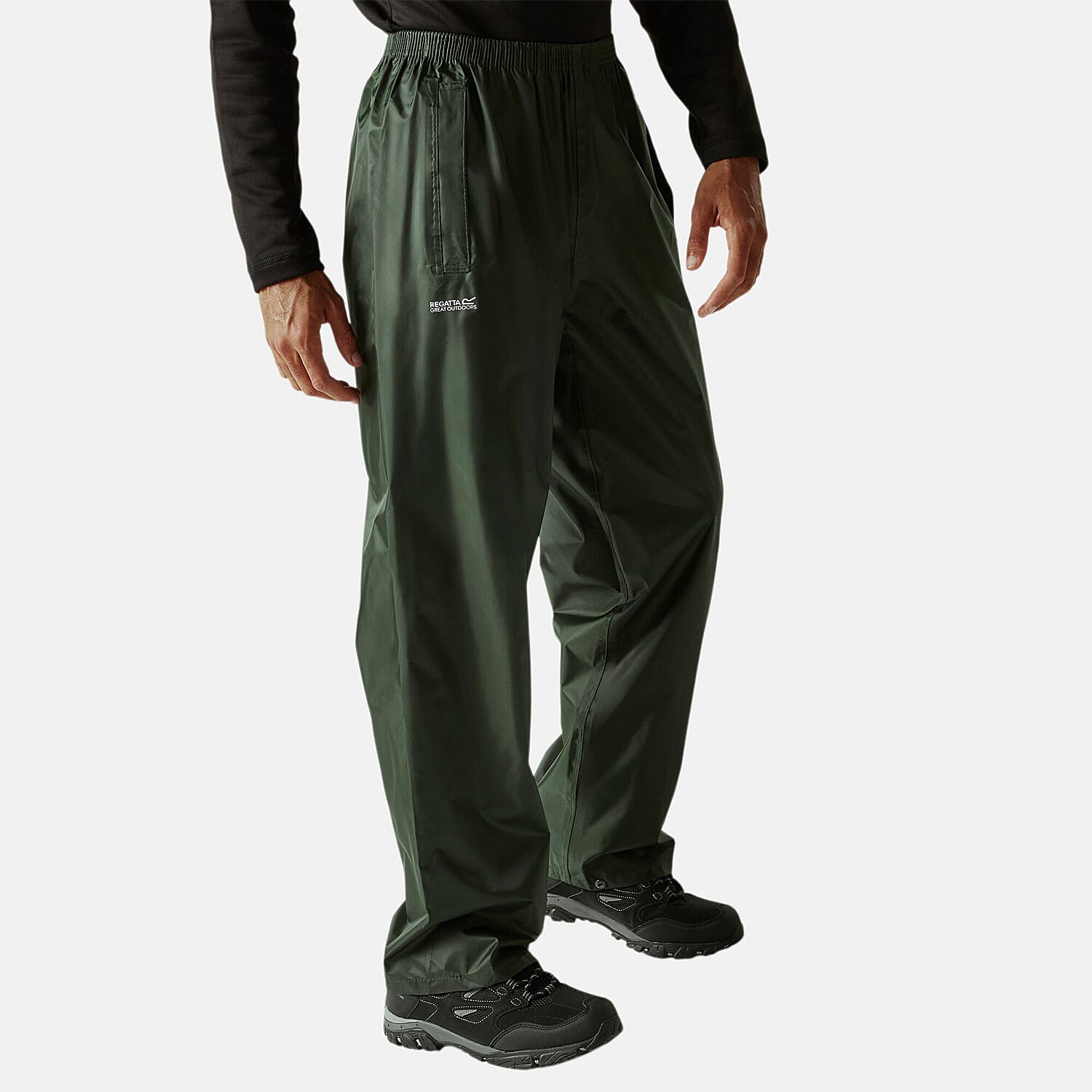 Regatta Mens Waterproof Trousers (Size XL) - Olive