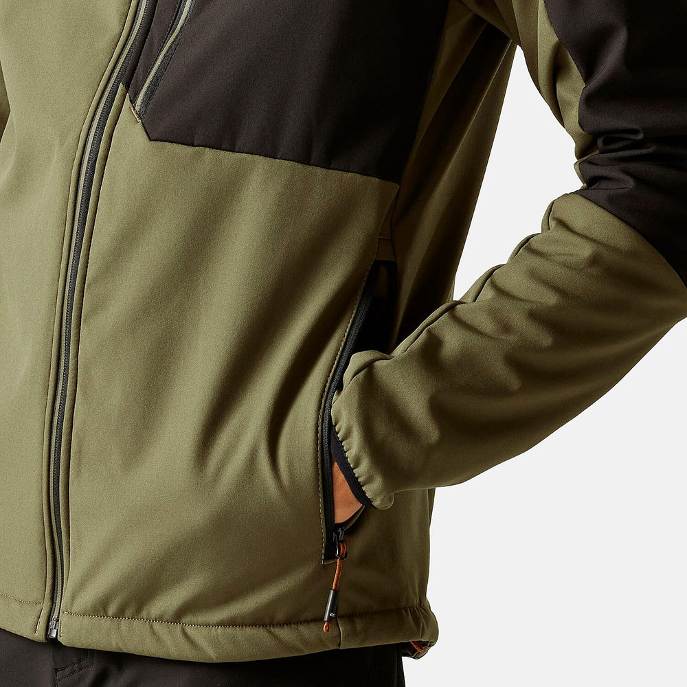 Regatta Mens Waterprrof Windproof Softshell Jacket (Size L) - Green