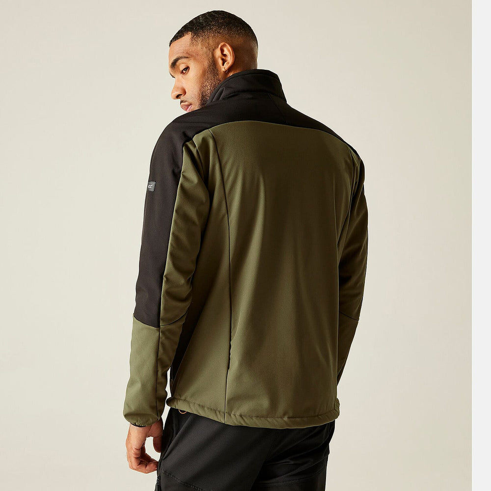 Regatta Mens Waterprrof Windproof Softshell Jacket (Size M) - Green